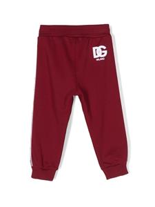 dolce&gabbanakids Dolce & Gabbana Kids Trainingsbroek verfraaid met logo - Rood
