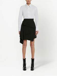 alexandermcqueen Alexander McQueen Asymmetrische mini-rok - Zwart