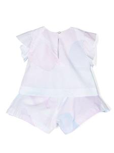 emporioarmanikids Emporio Armani Kids Shorts met aquarel-effect - Blauw