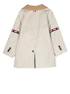 Thom Browne Kids Button-up jas - Beige