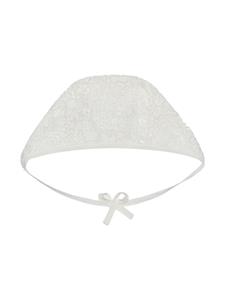 dolce&gabbanakids Dolce & Gabbana Kids Muts met kant - Wit