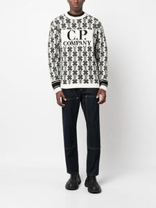 c.p.company C.P. Company Intarsia trui - Wit