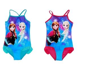La Reine des Neiges Bevroren badpak, badpak uit één stuk 2ans helder roze