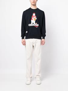 CHOCOOLATE Sweater met logoprint - Blauw