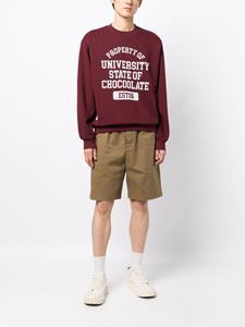 CHOCOOLATE Sweater met logoprint - Rood