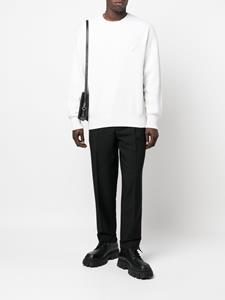 Prada Sweater met logo applicatie - Wit