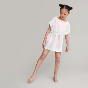 LA REDOUTE COLLECTIONS Blouse met ronde hals, pomponsafwerking