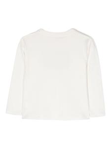 Bonpoint T-shirt met grafische print - Wit