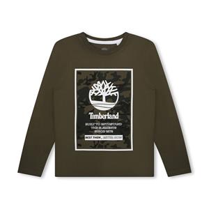 Timberland T-shirt met lange mouwen in jersey