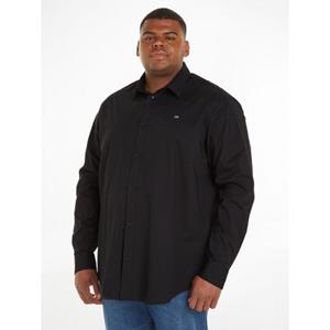 Calvin Klein Big&Tall Langarmhemd "BT STRETCH POPLIN SLIM SHIRT", in großen Größen mit durchgehender Knopfleiste
