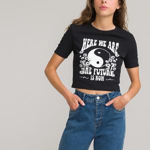 LA REDOUTE COLLECTIONS Cropped T-shirt, 70's spirit
