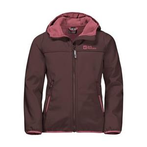 Jack Wolfskin Softshelljacke für Mädchen dunkelrot Mädchen 