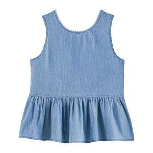 FRANGIN FRANGINE X LA REDOUTE Blouse zonder mouwen in licht denim