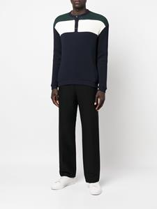 giorgioarmani Giorgio Armani Ribgebreide polotrui - Blauw