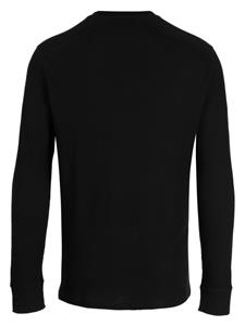 Vince crew-neck cotton-blend jumper - Zwart