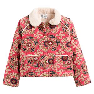 LOUISE MISHA X LA REDOUTE Jasje in fluweel, geborduurd