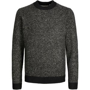 Jack & Jones Sweaters Space Knit Mock Neck Zwart