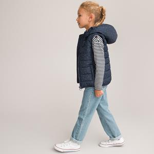 LA REDOUTE COLLECTIONS Bodywarmer met kap, sterrenprint