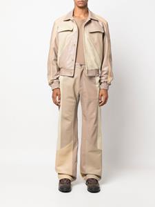 marineserre Marine Serre Leren jack - Beige