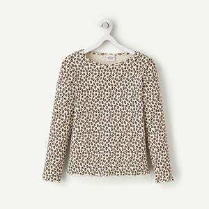 TAPE A L'OEIL T-shirt met lange mouwen en luipaardprint