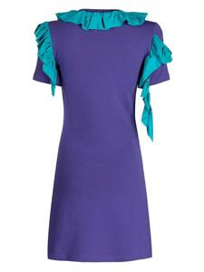 charlesjeffreyloverboy Charles Jeffrey Loverboy Mini-jurk met ruches - Paars
