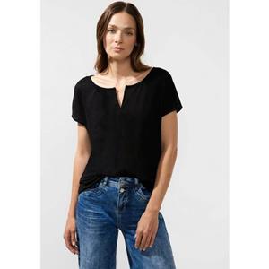 STREET ONE Shirttop in linnen look