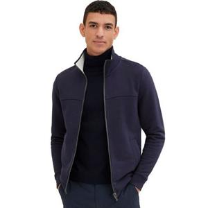 TOM TAILOR Hoodie Sweatjacke mit Ziernaht