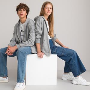 LA REDOUTE COLLECTIONS Oversized sweater met rits en kap in molton, unisex