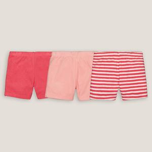 LA REDOUTE COLLECTIONS Set van 3 shorts in badstof