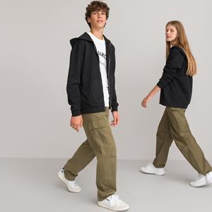 LA REDOUTE COLLECTIONS Oversized zip-up hoodie in molton, unisex