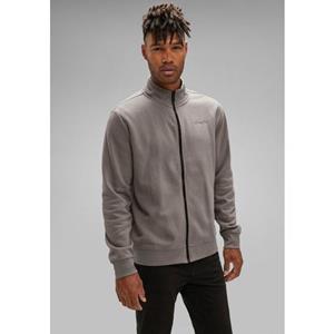 STREET ONE MEN Sweatjacke, mit Logostickerei auf der Brust
