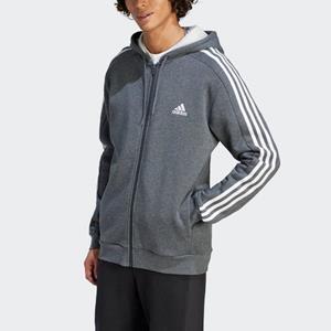 adidas Sportswear Kapuzensweatshirt M 3S FL FZ HD DGREYH
