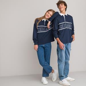 LA REDOUTE COLLECTIONS Oversized polo met lange mouwen, unisex