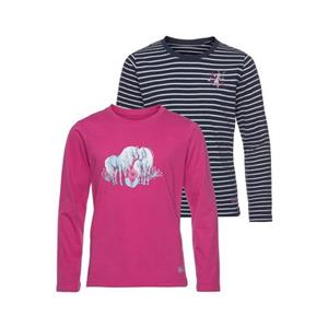 Scout Shirt met lange mouwen Horse gemaakt van biologisch katoen (Set van 2)