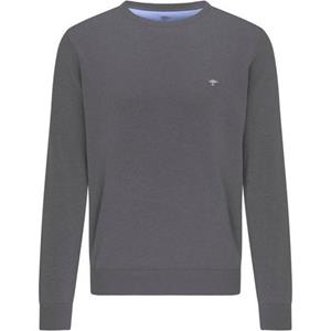 FYNCH-HATTON Gebreide pullover met labelstitching, model 'Superfine'
