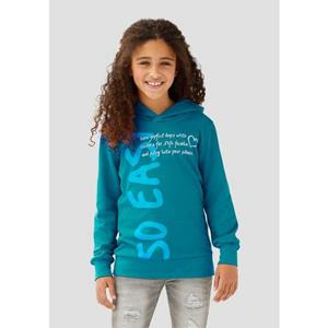 KIDSWORLD Capuchonshirt SO EASY - Print Lange mouwen, basic pasvorm, met modieuze prints