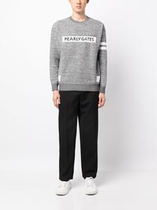 pearlygates PEARLY GATES Intarsia trui - Grijs
