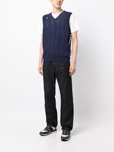 pearlygates PEARLY GATES Top met V-hals - Blauw