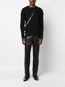 Versace Trui met zijsplit - Zwart