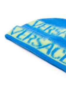 versacekids Versace Kids Muts met logo-intarsia - Blauw