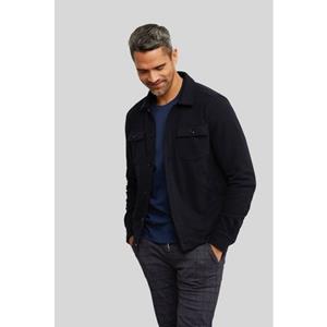 bugatti Sweatjacke, in Hemdoptik