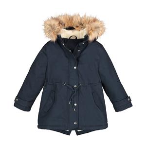Warme parka met kap