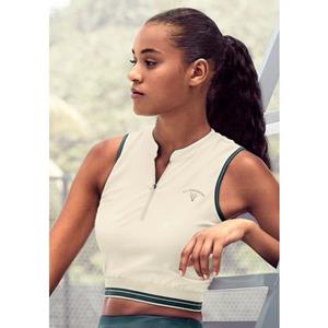active by Lascana Crop-top Tennis Sporttop met rits