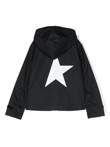 goldengoosekids Golden Goose Kids Jack met logoprint - Zwart