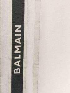 Balmain Kids Sjaal verfraaid met logo - Beige