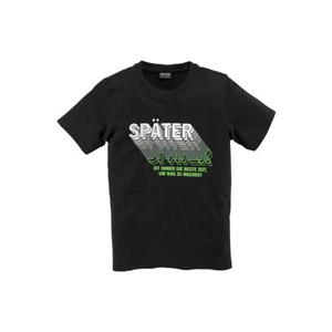 KIDSWORLD T-shirt SPÄTER...... Korte mouwen, perfecte pasvorm, met coole statements en slogans