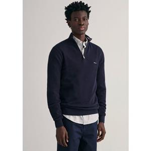 Gant Schipperstrui COTTON PIQUE HALFZIP met piquéstructuur