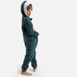 LA REDOUTE COLLECTIONS Onesie in fleece, haai motief