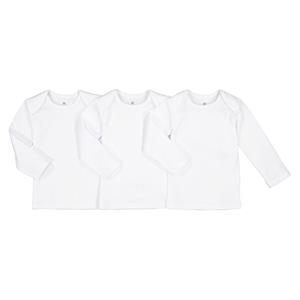 LA REDOUTE COLLECTIONS Set van 3 onderhemdjes in bio katoen