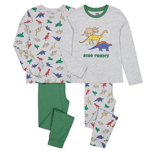 LA REDOUTE COLLECTIONS Set van 2 pyjama's met dinosaurussenprint
